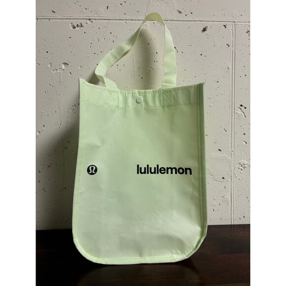 Lululemon Pastel Yellow Reusable Tote Bag – Eco Shopping, Gym, Everyday Carry - Picture 1 of 6